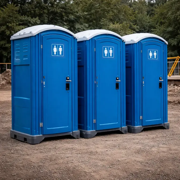 Portable toilets for construction and temporary sites