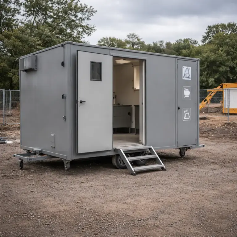 Portable welfare unit for construction site facilities